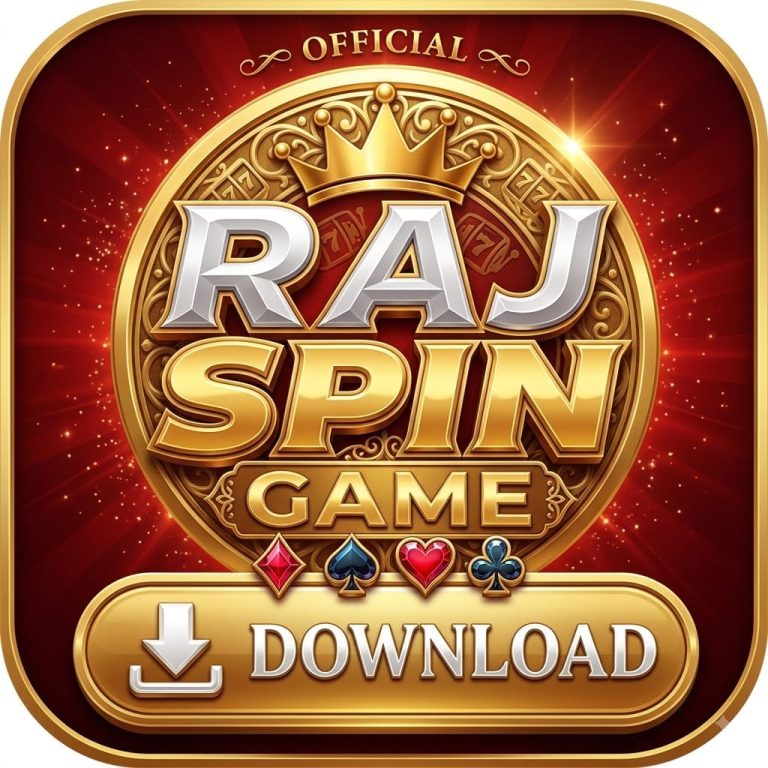 Digital casino spin wheel inside the RajSpin Game app featuring multiplier rewards and cash prizes.